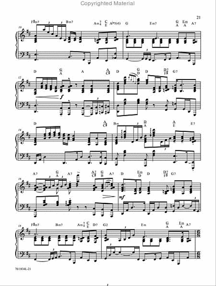 Mark Hayes: Piano and Rhythm Praise Piano Solo scores gallery preview page 5