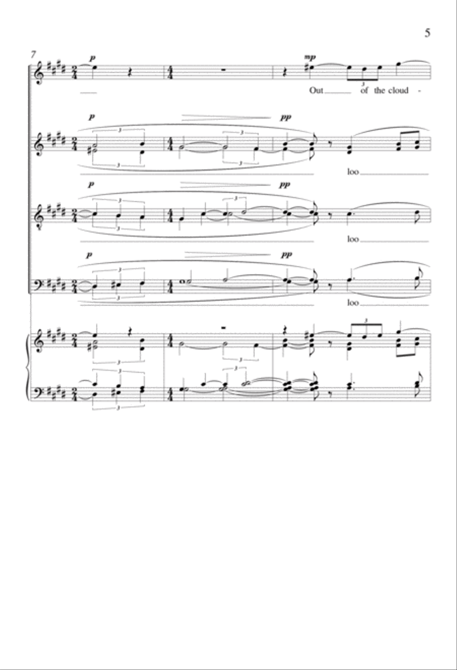 Snow-flakes Divisi scores gallery preview page 4