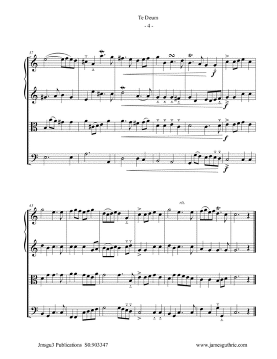 Charpentier: Te Deum Prelude for String Quartet image number null