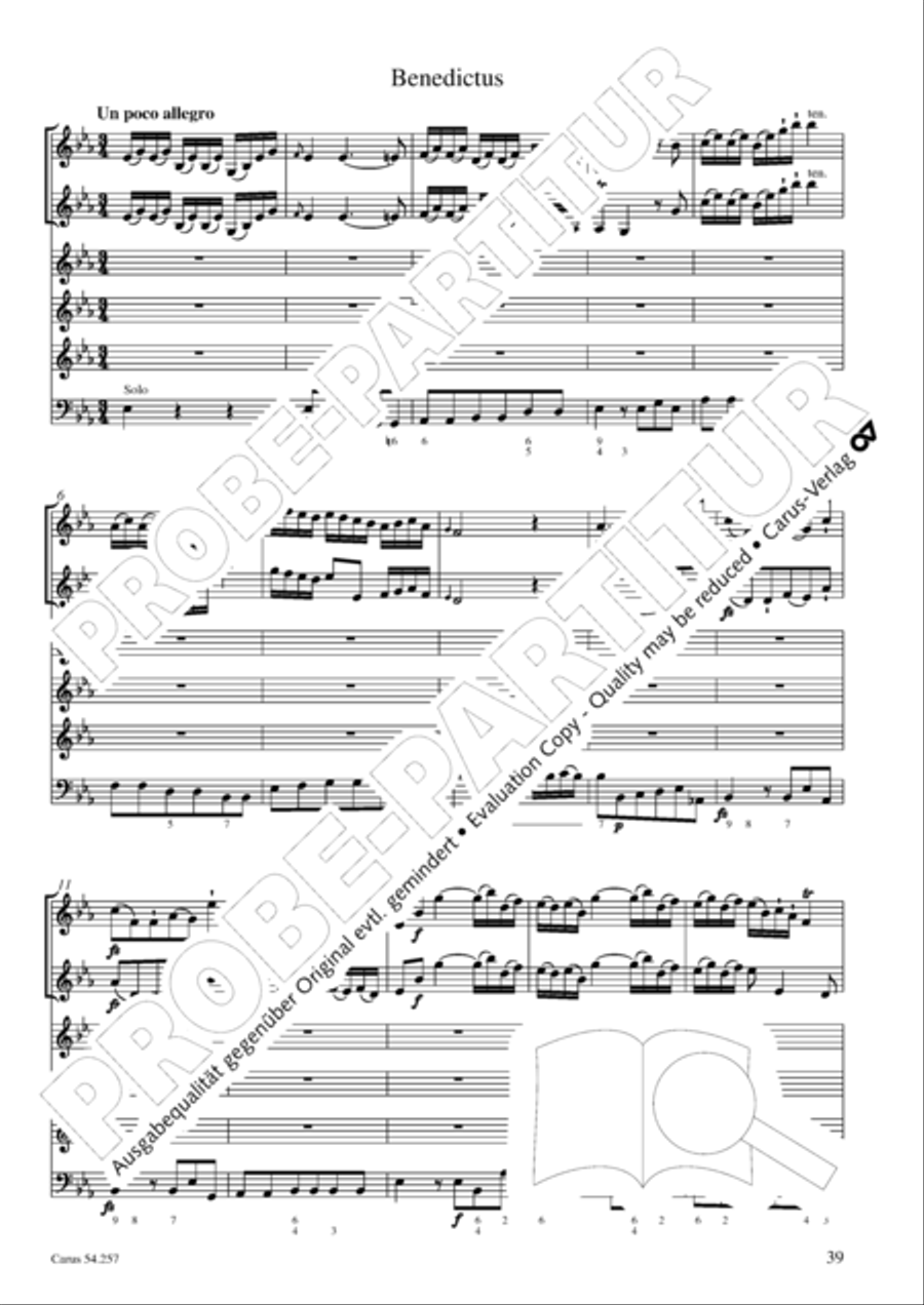 Missa Sancti Aloysii SSA scores gallery preview page 40