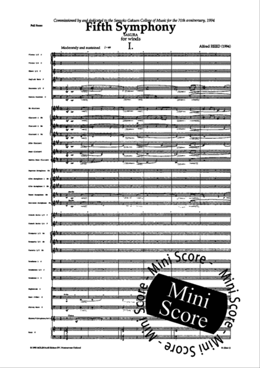 Fifth Symphony Fifth Symphony Concert Band scores gallery preview page 4