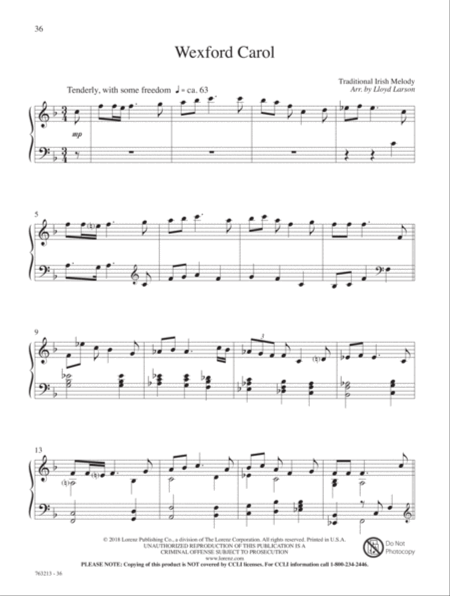 A Quiet Christmas Piano Solo scores gallery preview page 9