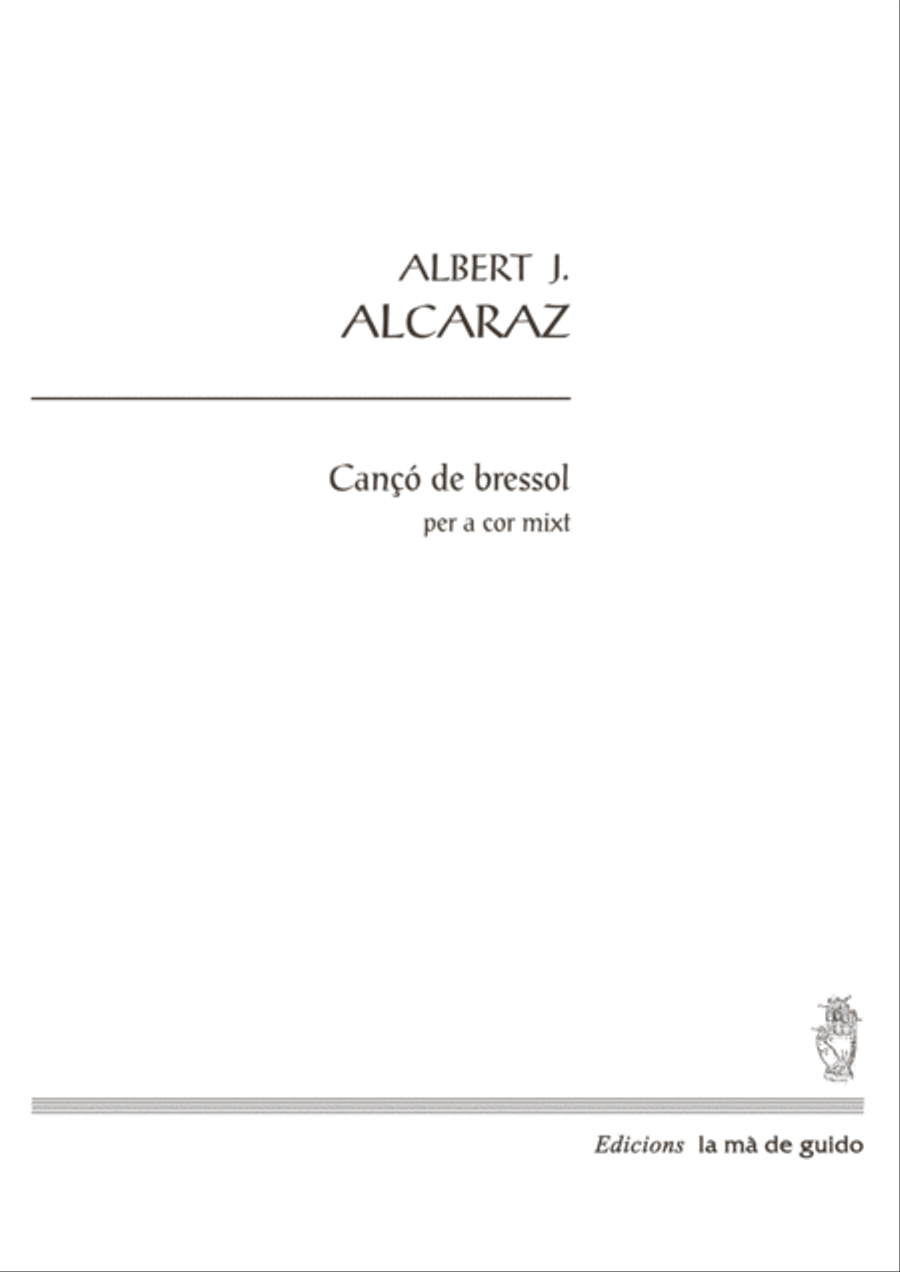 Cançó de bressol 4-Part scores gallery preview page 1