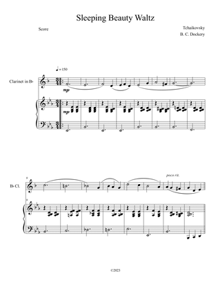 Sleeping Beauty Waltz (Clarinet Solo with Piano Accompaniment)