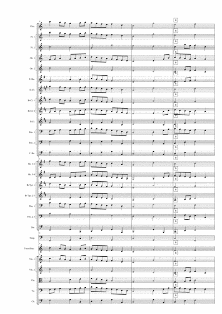 Orchestra Related Texture and Structure Warm Ups and Exercises for Teaching Music from the Podium by Full Orchestra scores gallery preview page 3