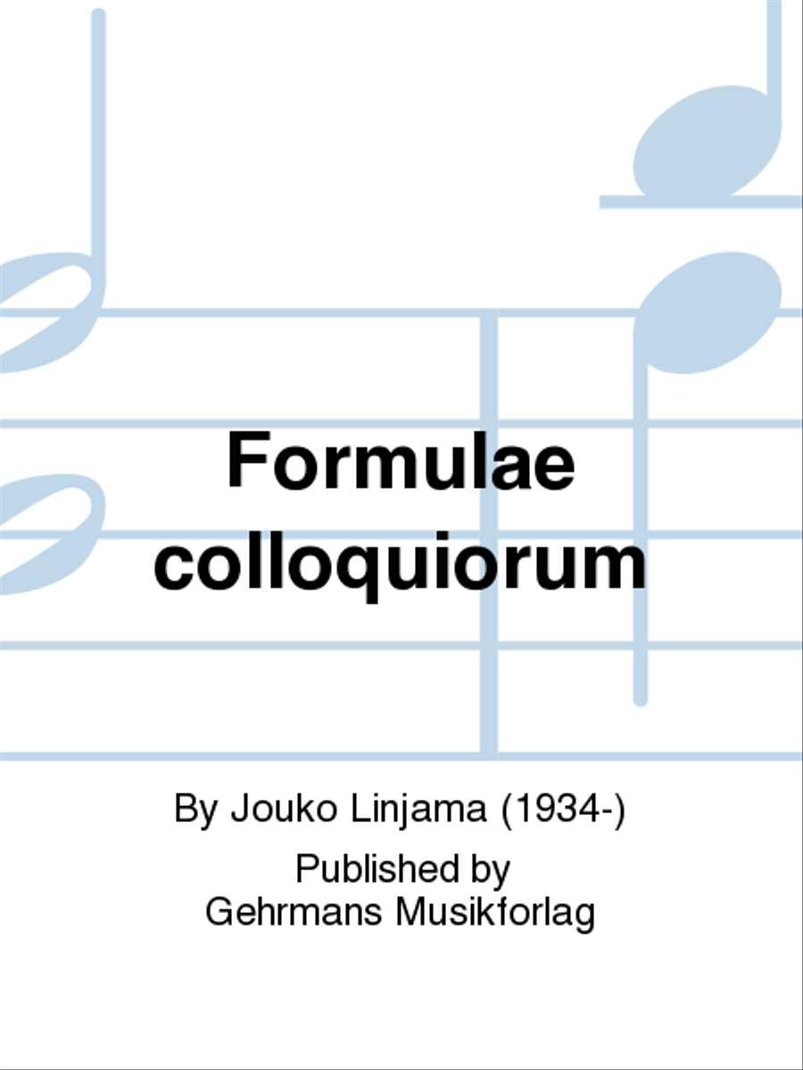Formulae colloquiorum Formulae colloquiorum TTB scores gallery preview page 1