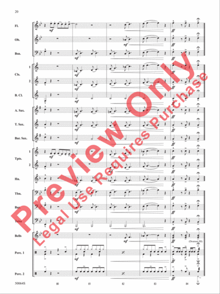 A Taylor Swift Duo Concert Band scores gallery preview page 21