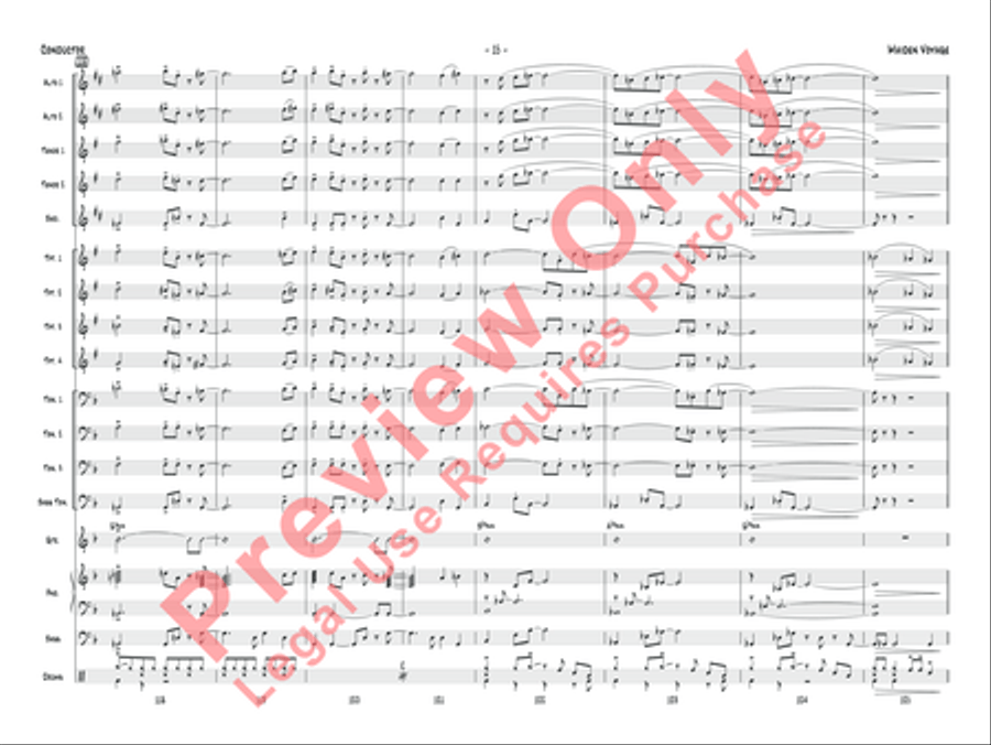 Maiden Voyage Jazz Ensemble scores gallery preview page 18