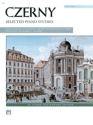 Book cover for Czerny -- Selected Piano Studies, Volume 1