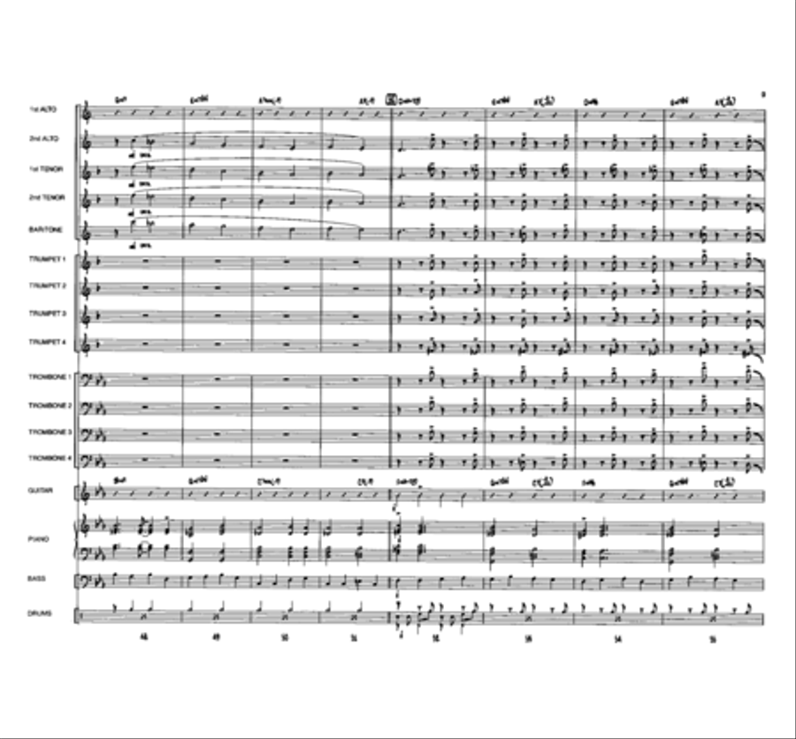 Eenie, Meenie, Minor Mode Jazz Ensemble scores gallery preview page 8