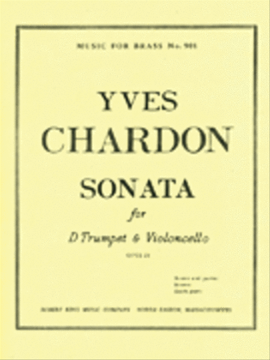Sonate Op.21 (trumpet & Cello) Trumpet Solo scores gallery preview page 1