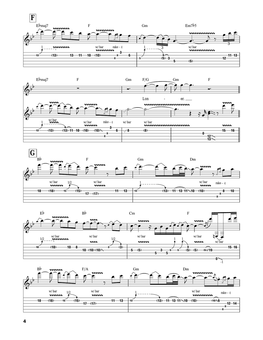 The Loner Acoustic Guitar scores gallery preview page 4