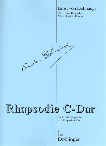 Rhapsodie C-Dur op. 11 / 3