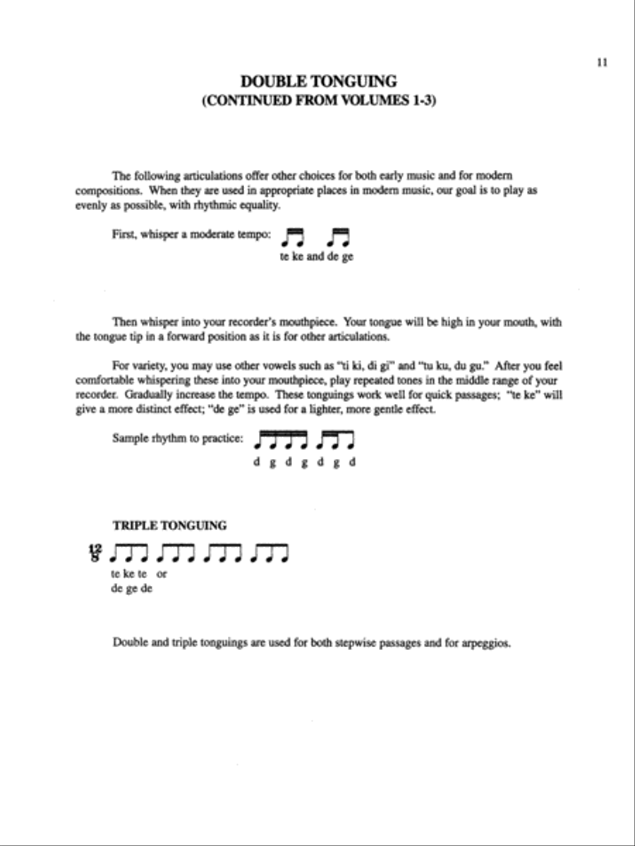 Suzuki Recorder School (Soprano Recorder), Volume 4 Soprano Recorder scores gallery preview page 4