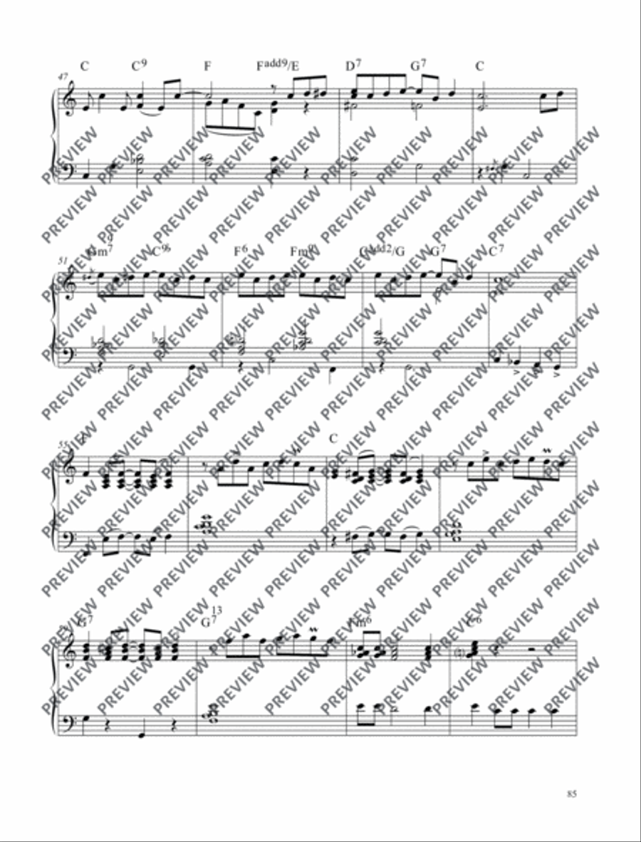 The Entertainer Piano Solo scores gallery preview page 5