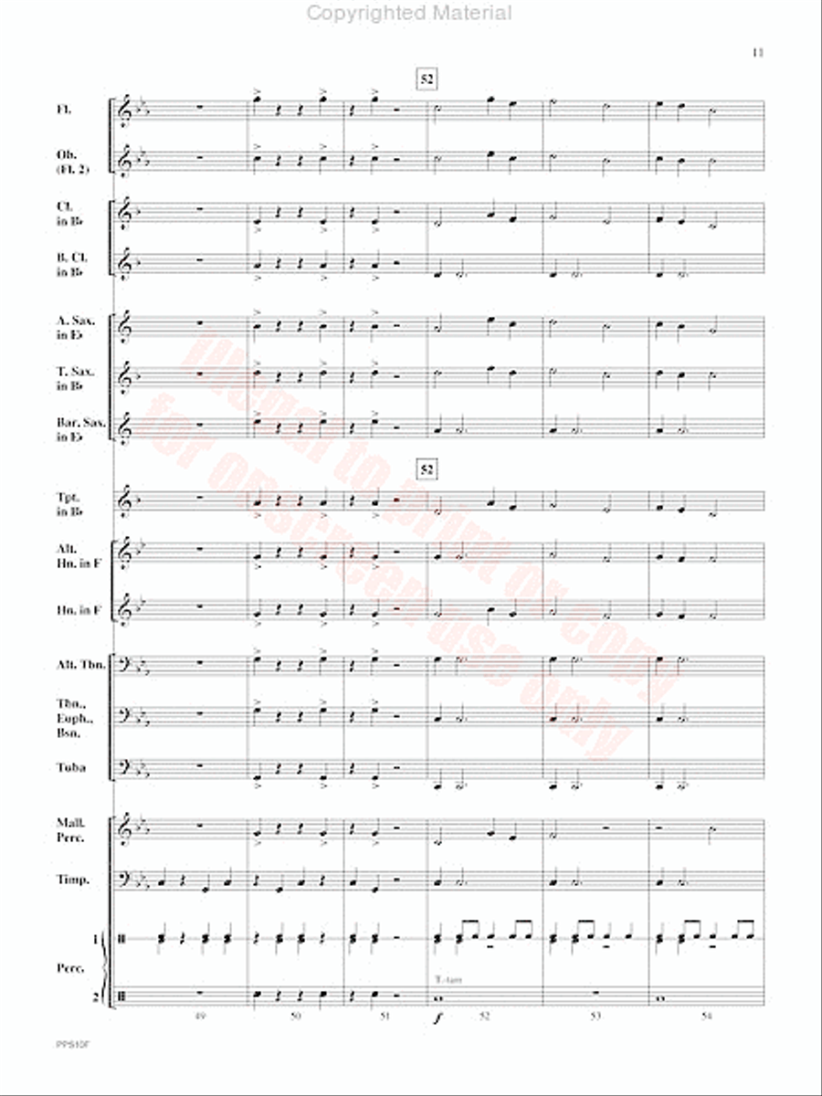 Mythos Concert Band scores gallery preview page 12
