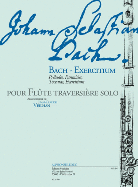 Bach-exercitium (preludes,fantaisies,toccatas,exercitium) Arrangement De Jean-cl