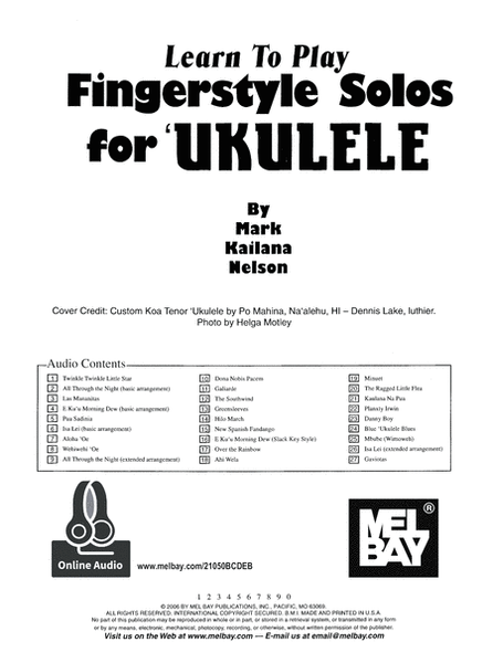 Learn to Play Fingerstyle Solos for Ukulele image number null
