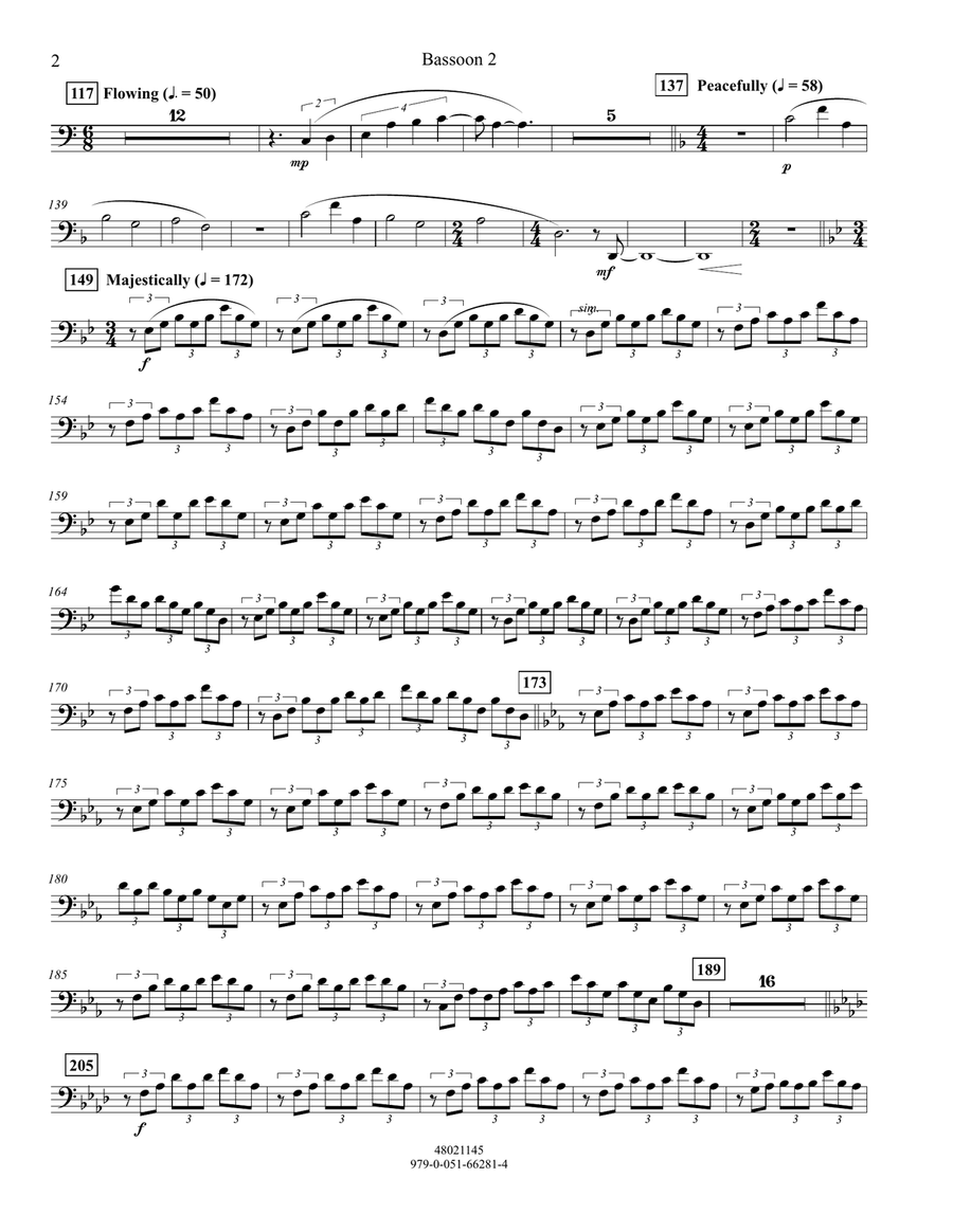 Meridian - Bassoon 2 Concert Band scores gallery preview page 2