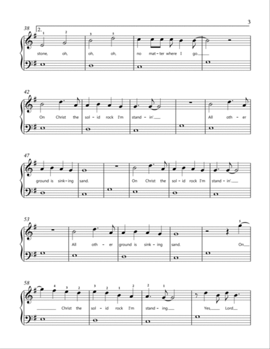 Cornerstone Easy Piano scores gallery preview page 3