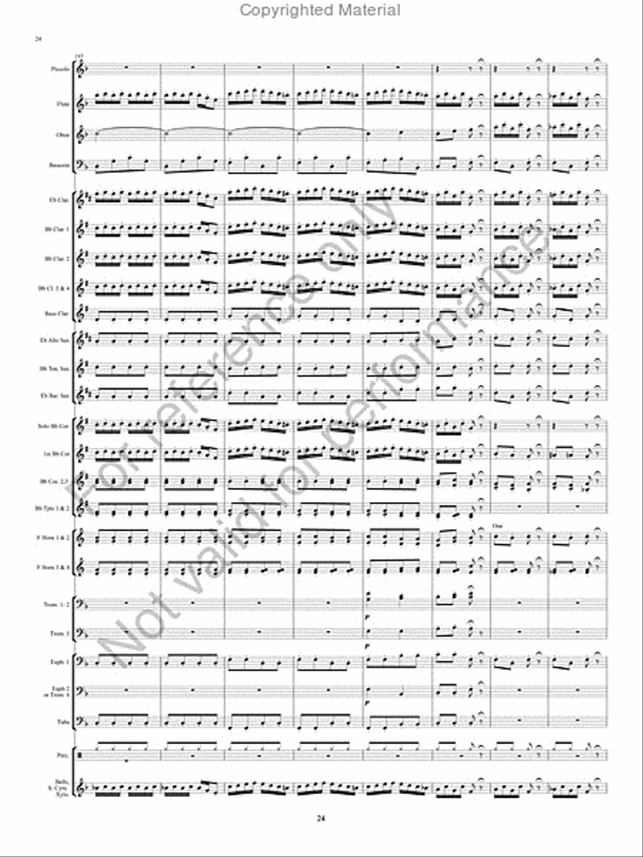 The Pirates of Penzance The Pirates of Penzance Concert Band scores gallery preview page 25