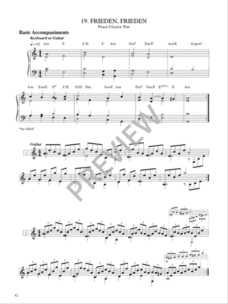 Christe Lux mundi - Instrument edition Guitar scores gallery preview page 44