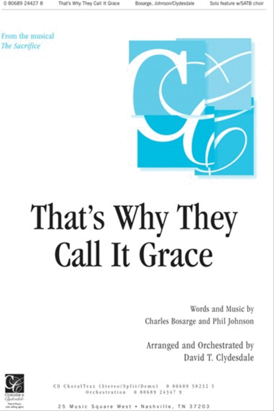 That's Why They Call It Grace - CD ChoralTrax Choir scores gallery preview page 1