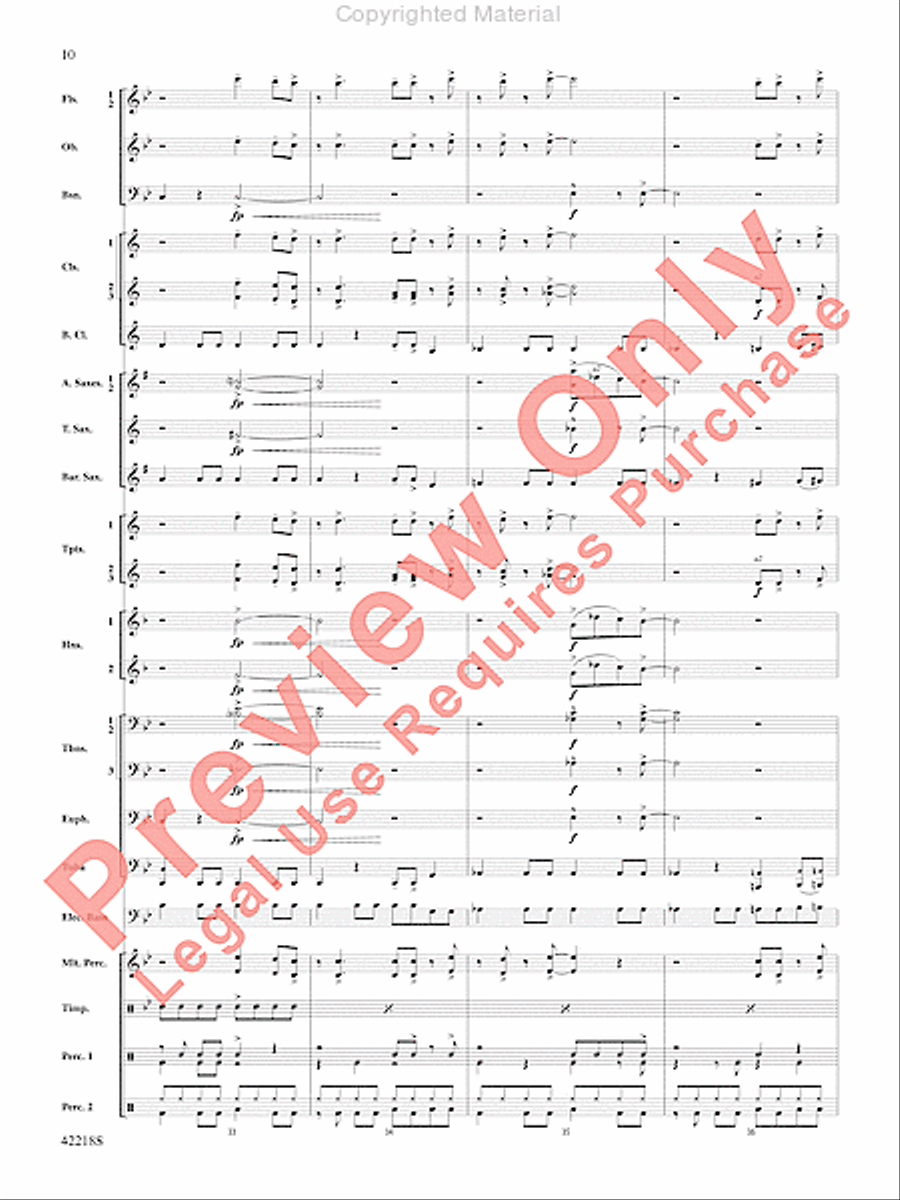 Tower of Power Greatest Hits Concert Band scores gallery preview page 9