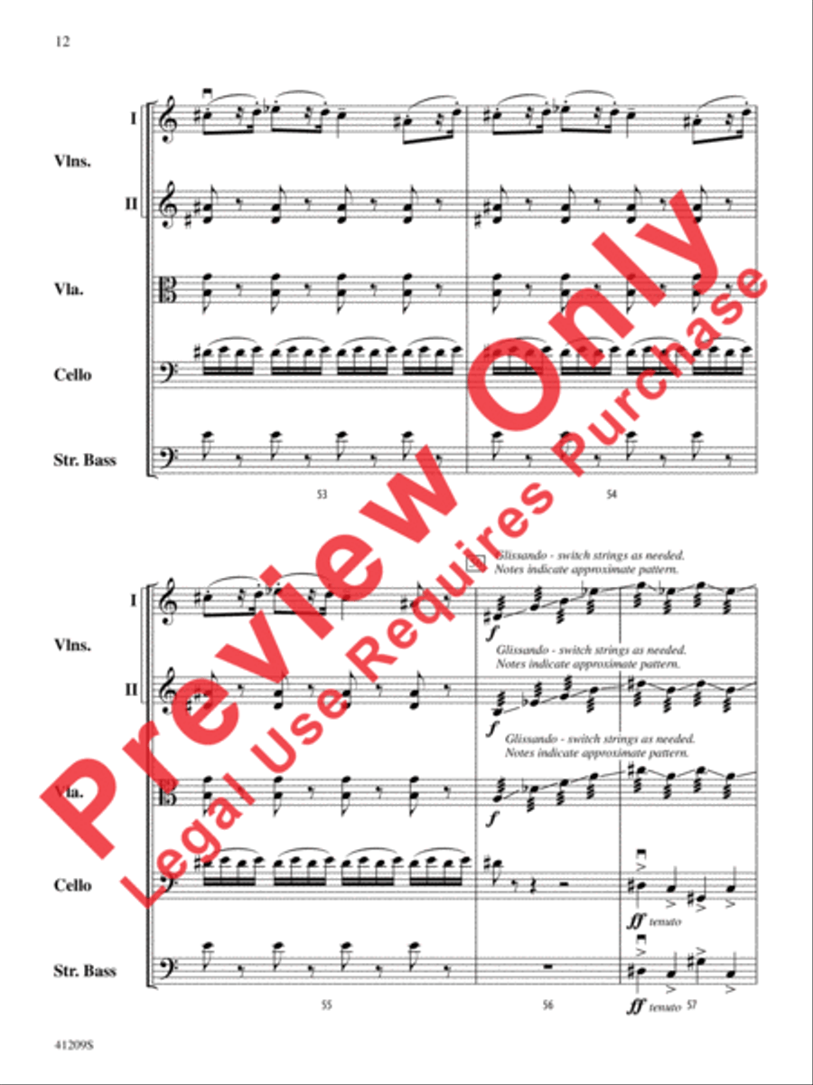The Wizard of Oz String Orchestra scores gallery preview page 13