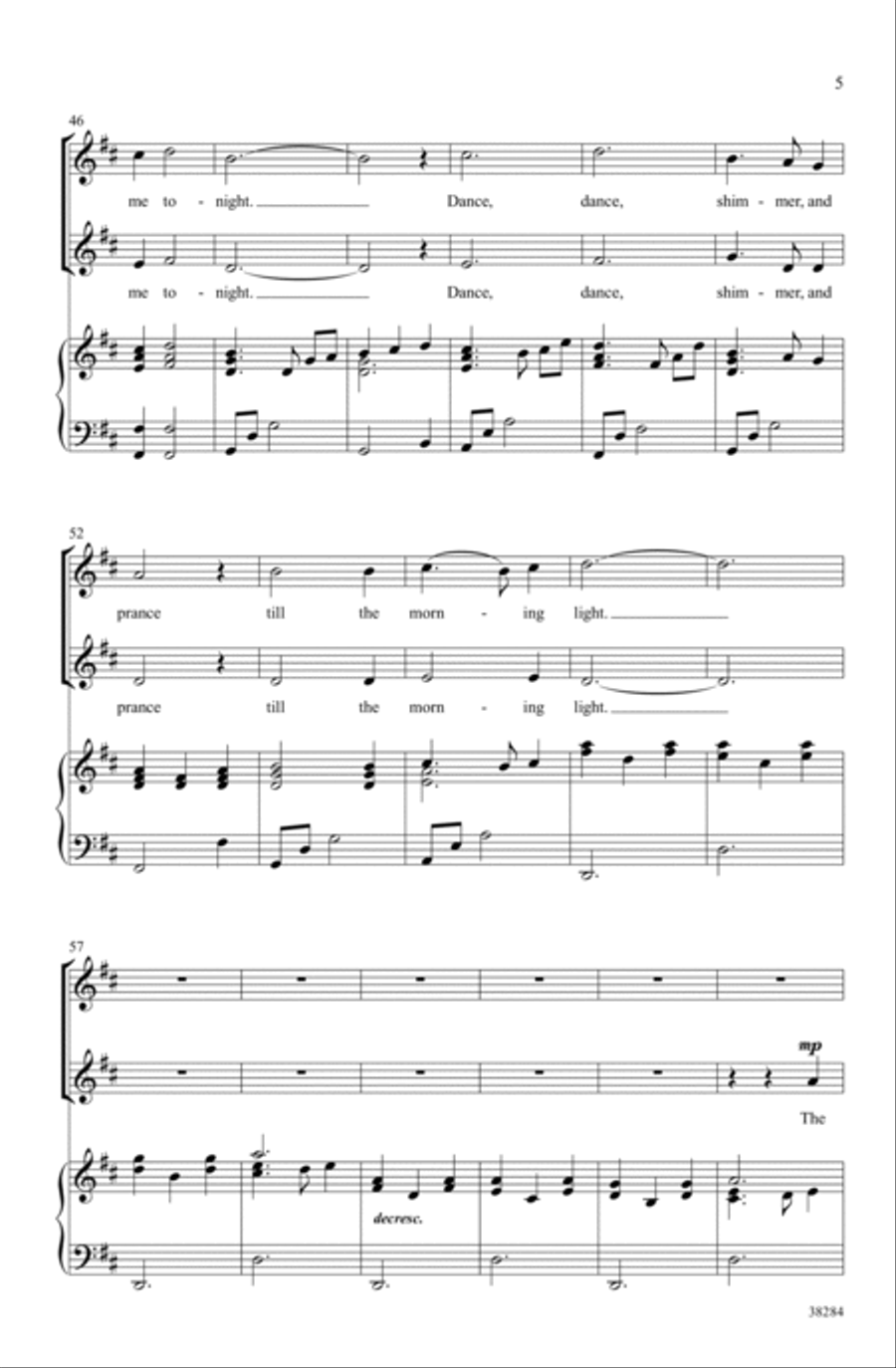 Star Dance Star Dance Choir scores gallery preview page 4