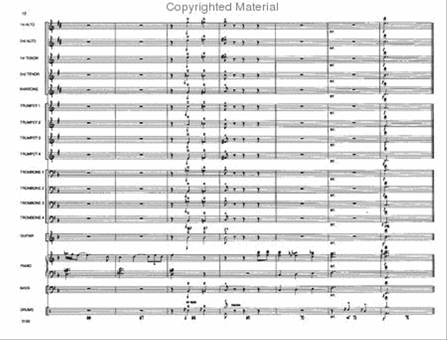 Away In A Manger Jazz Ensemble scores gallery preview page 11