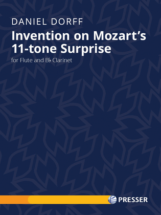 Book cover for Invention on Mozart's 11-tone Surprise