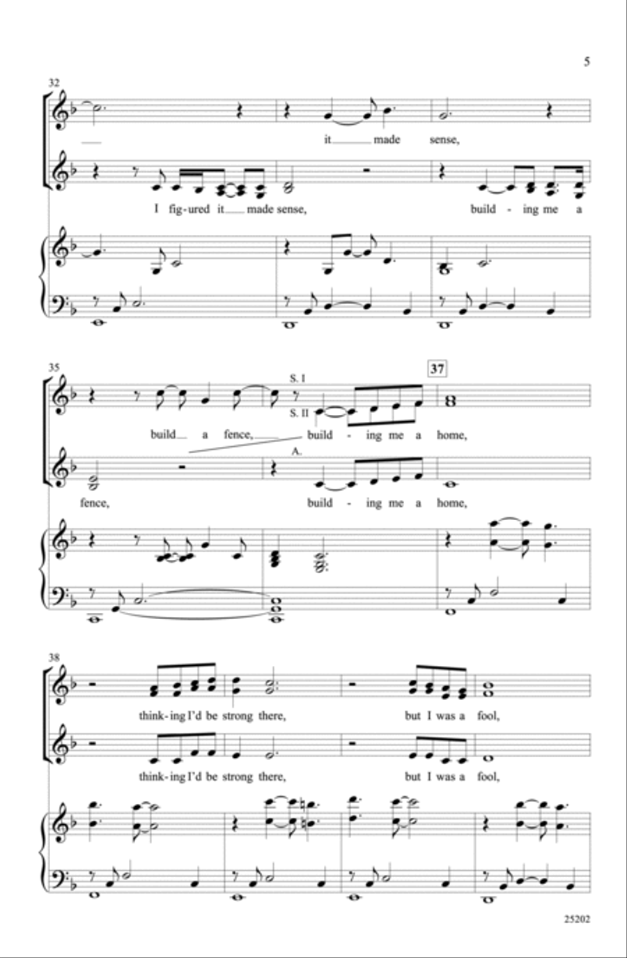 The Winner Takes It All The Winner Takes It All Choir scores gallery preview page 4