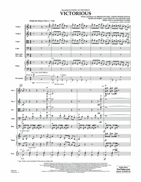 Victorious - Conductor Score (Full Score)