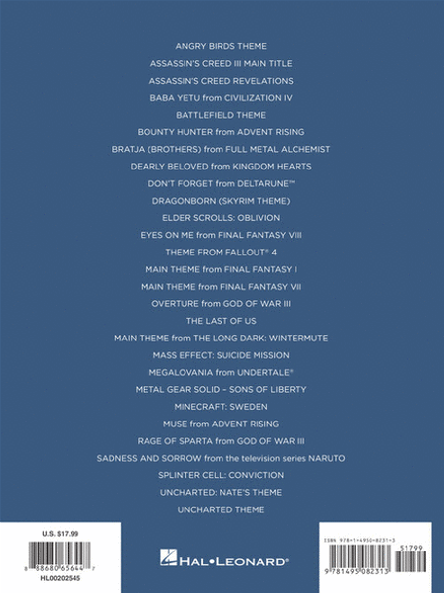 The Greatest Video Game Music Easy Piano scores gallery preview page 7