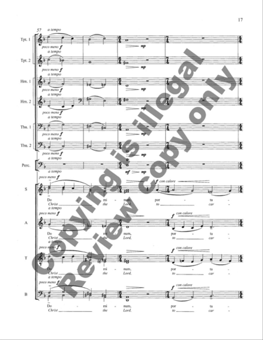 O Magnum Mysterium (Full Score) Choir scores gallery preview page 36