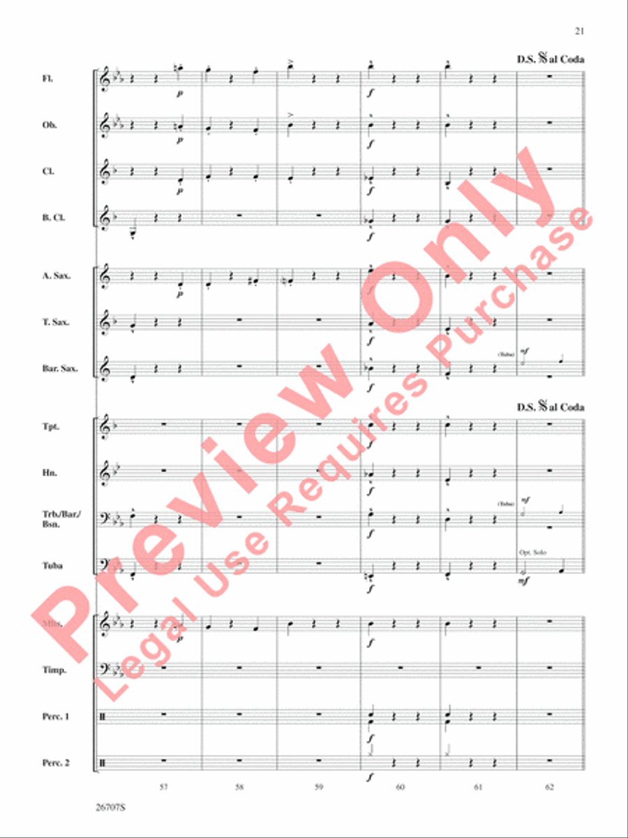 The Wizard of Oz, Themes from Concert Band scores gallery preview page 22
