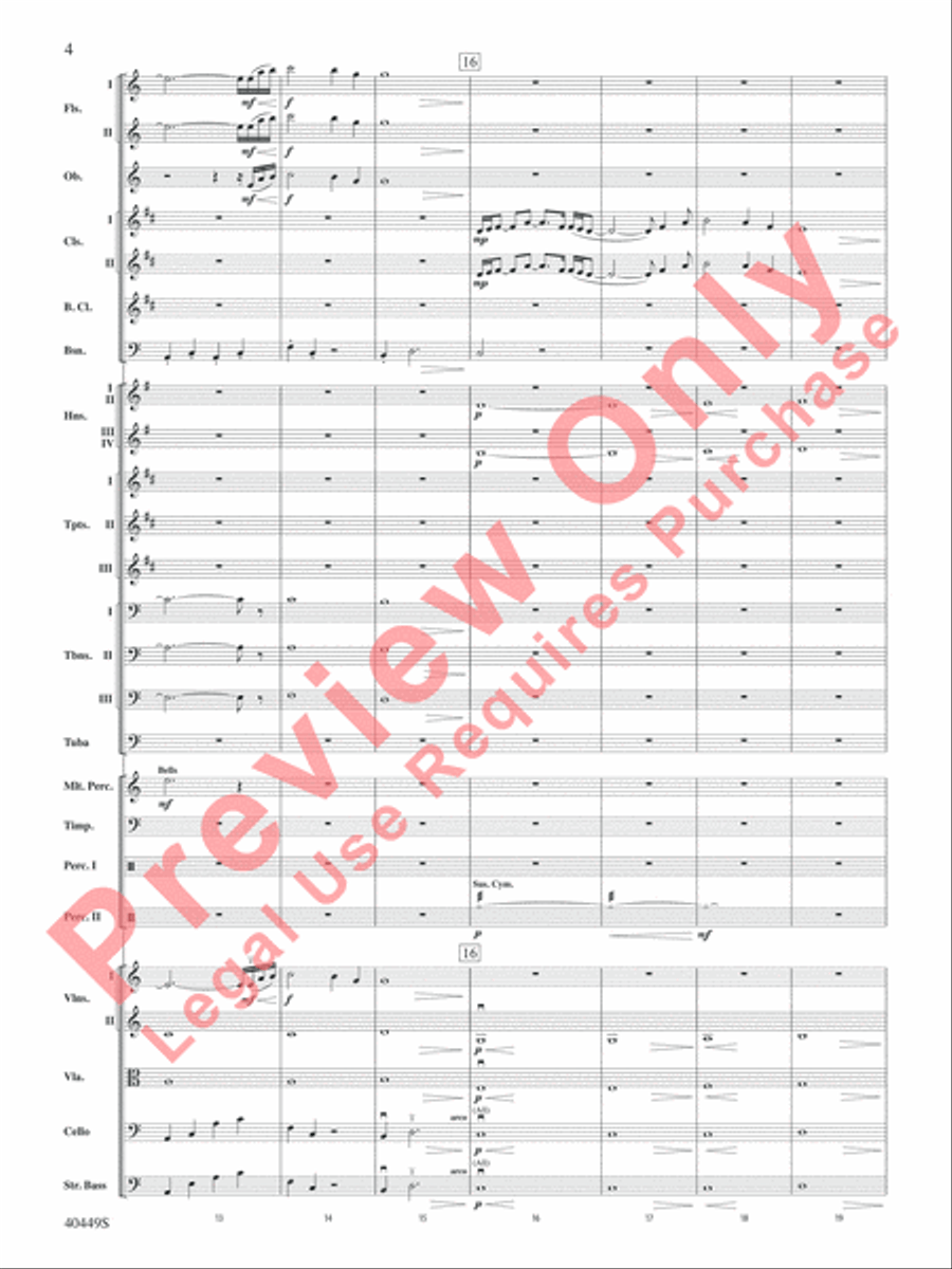 The Hobbit: An Unexpected Journey, Suite from Full Orchestra scores gallery preview page 5