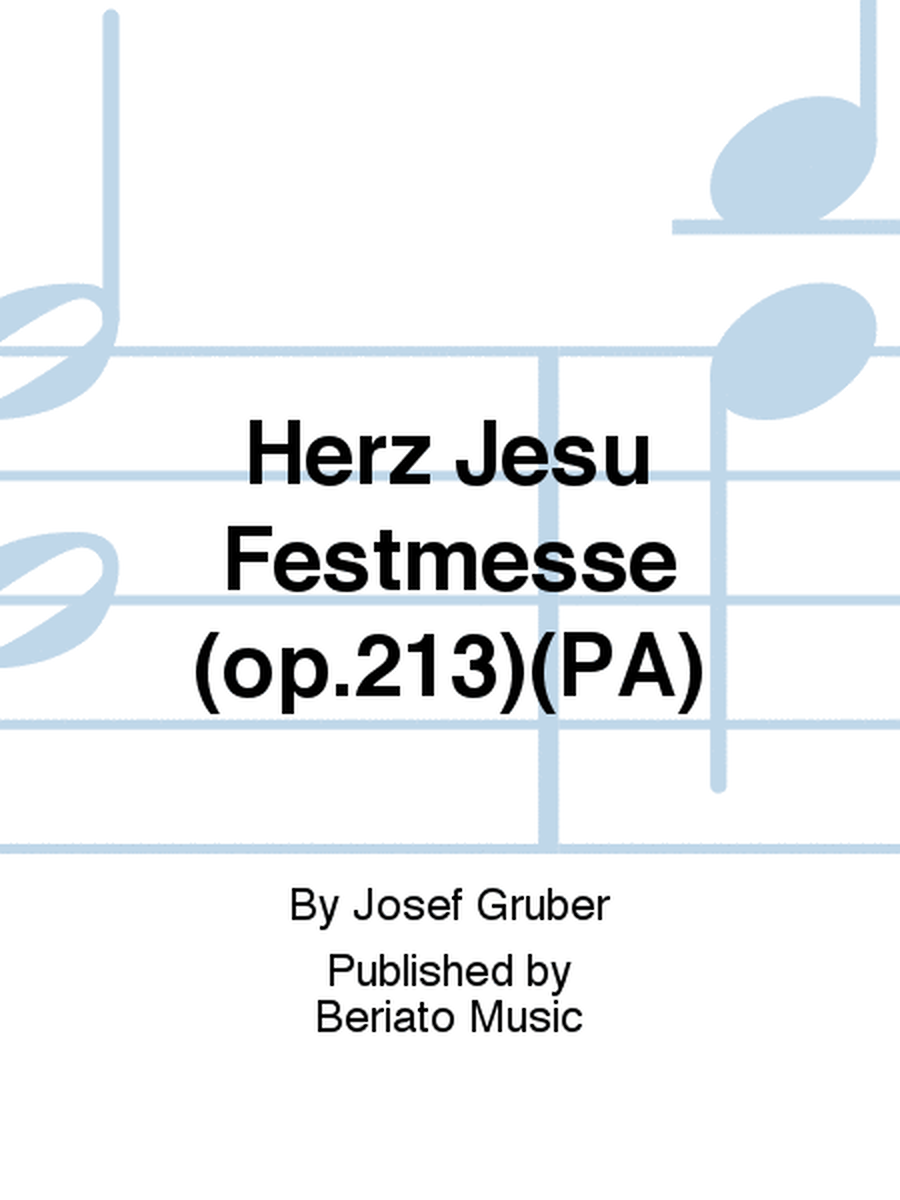 Herz Jesu Festmesse (op.213)(PA)
