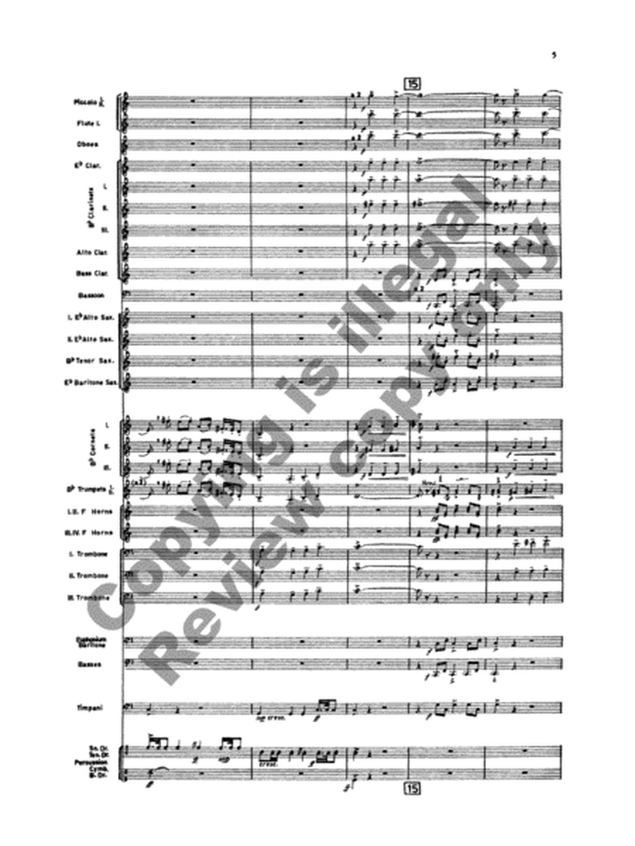 March with Trumpets (Complete Band Set & Score)