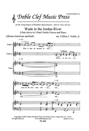 Book cover for Wade in the Jordan River
