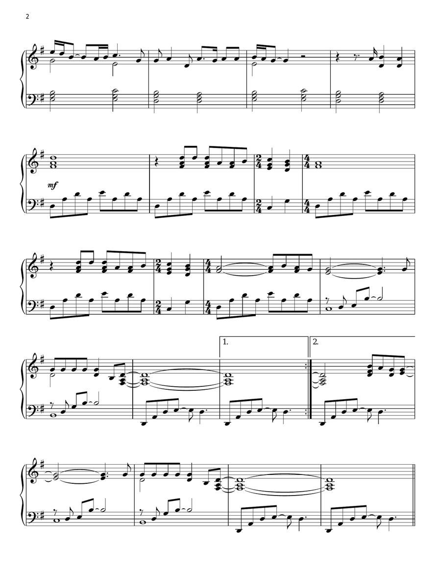 Lost! Piano Solo scores gallery preview page 2