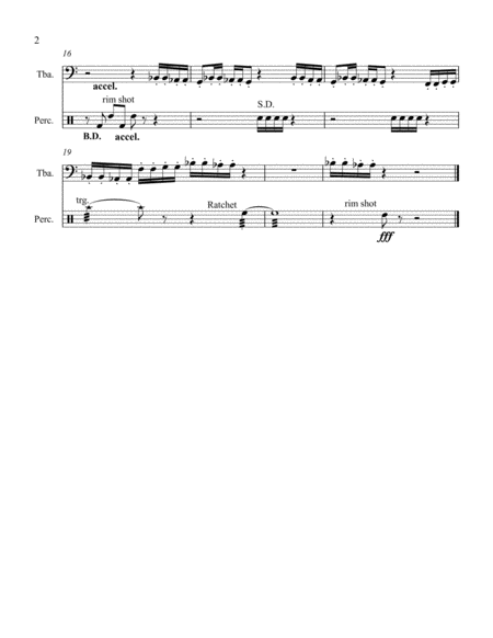 Three Amusement Park Pieces for Tuba and Percussion image number null