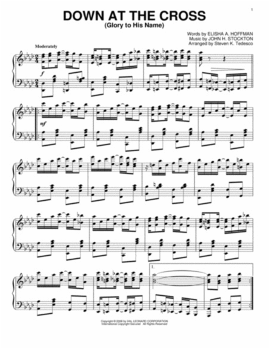 Ragtime Gospel Hymns Piano Solo scores gallery preview page 6