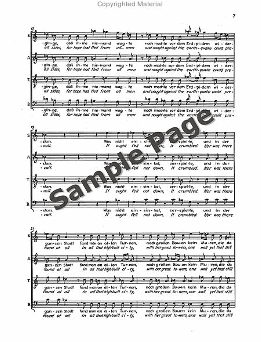 Der Tod Zu Basel Vocal Score 4-Part scores gallery preview page 10
