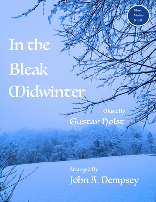 Book cover for In the Bleak Midwinter (String Quartet for Three Violins and Cello)