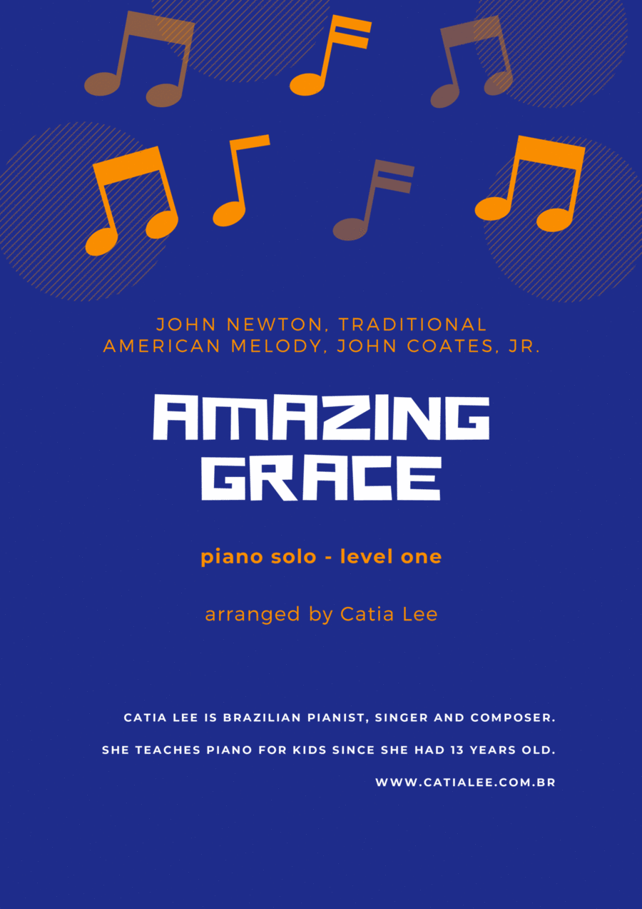 Amazing Grace Easy Piano scores gallery preview page 1