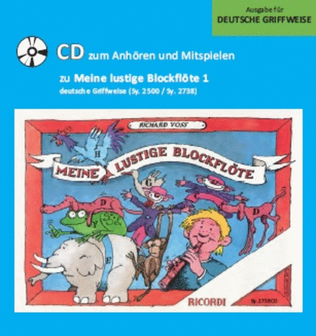Meine lustige Blockflöte Band 1 - CD (deutsche G.)