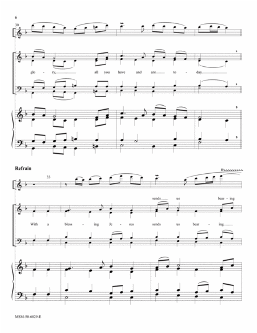 Family Born of Font and Spirit Choir scores gallery preview page 6