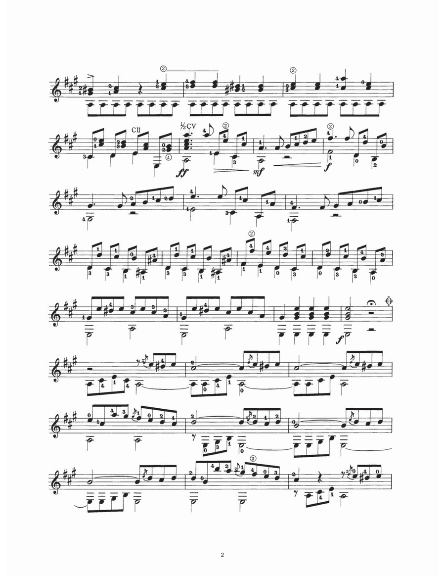 Overture Overture Acoustic Guitar scores gallery preview page 2